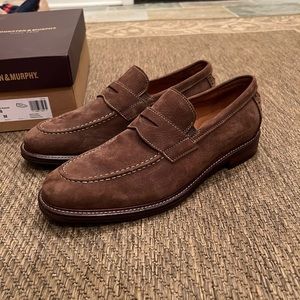 Johnston & Murphy suede loafers
